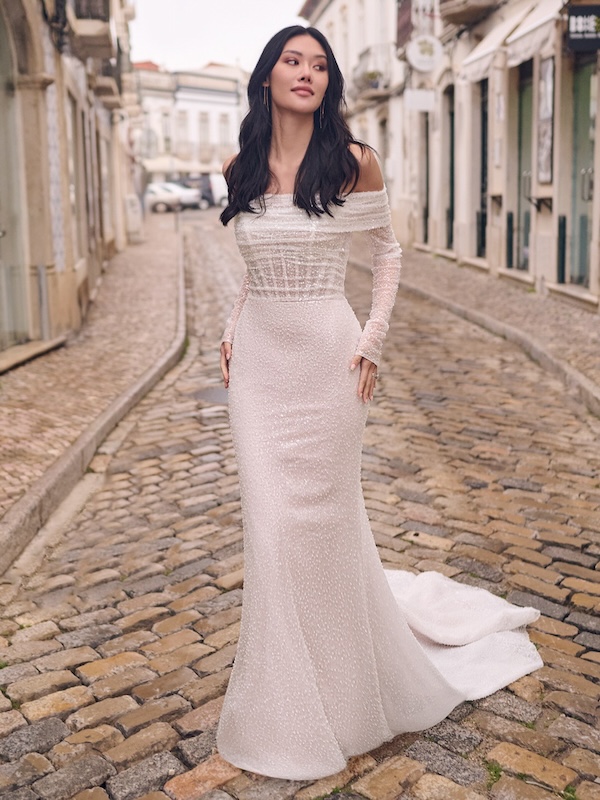 Das Brautkleid Drew vom Hersteller Maggie Sottero, im Brautmodengeschäft Die Braut in Mannheim